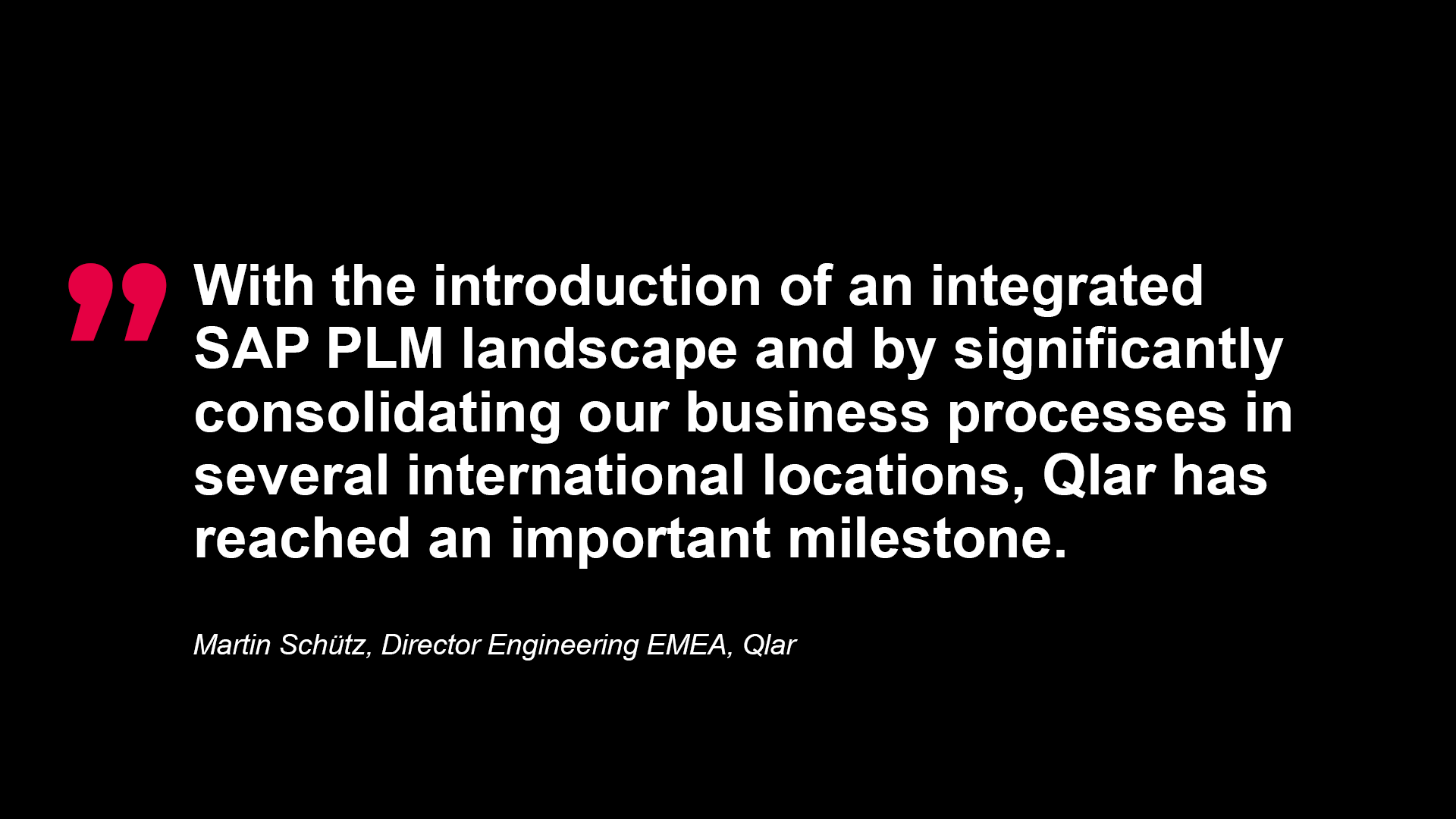 Citation Qlar (formerly Schenck Process)