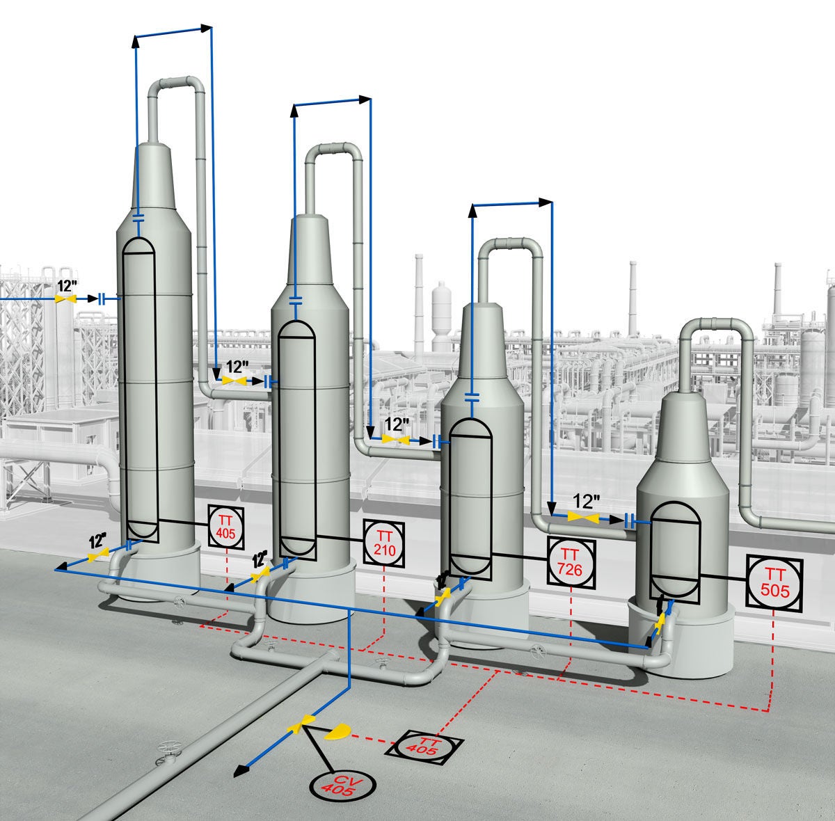 Fließschema mit AutoCAD P&ID Fließschema mit AutoCAD P&ID