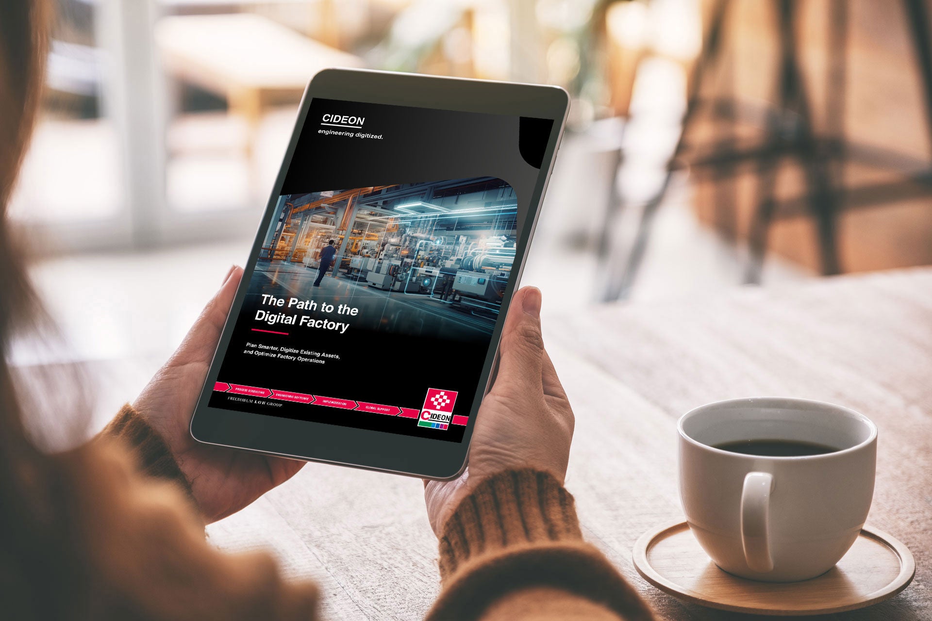 Whitepaper Digital Factory on Tablet