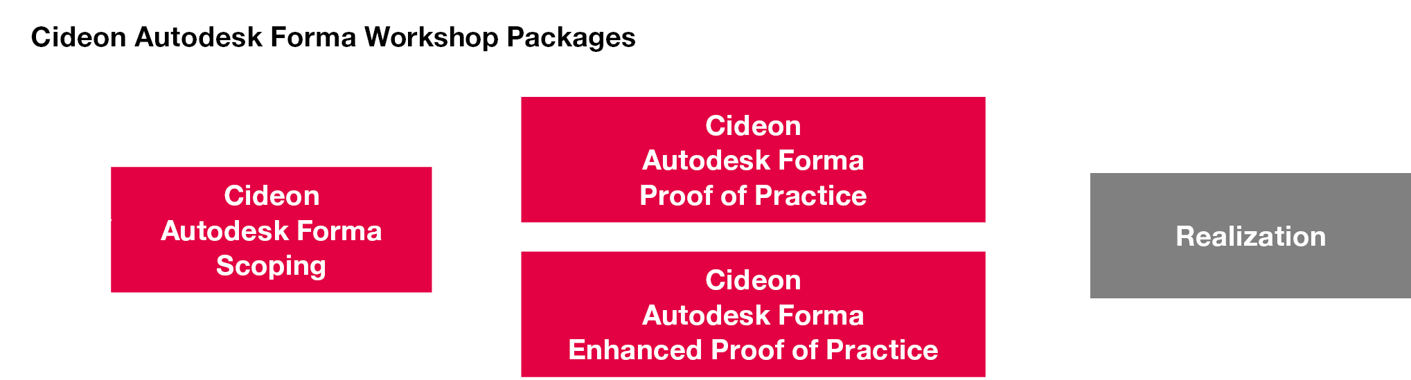 Cideon Autodesk Forma Workshop Packages